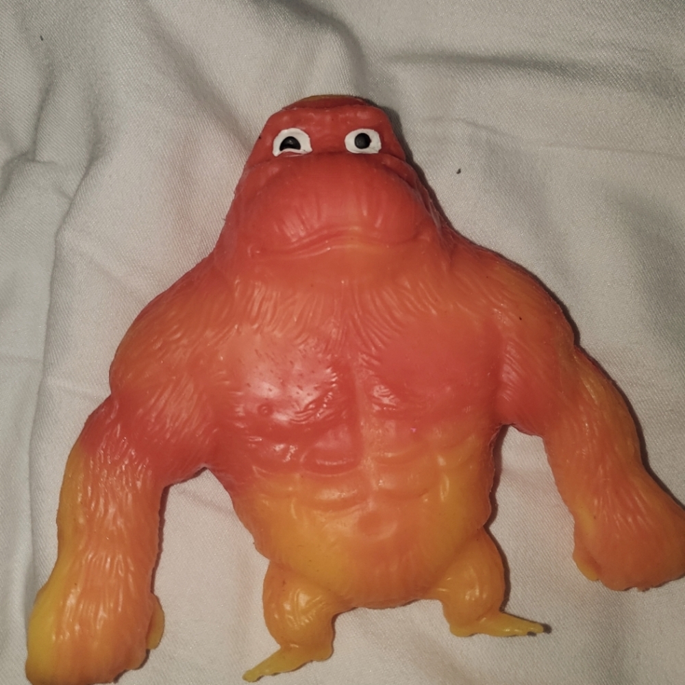 Orange And Red Gorilla Squishy